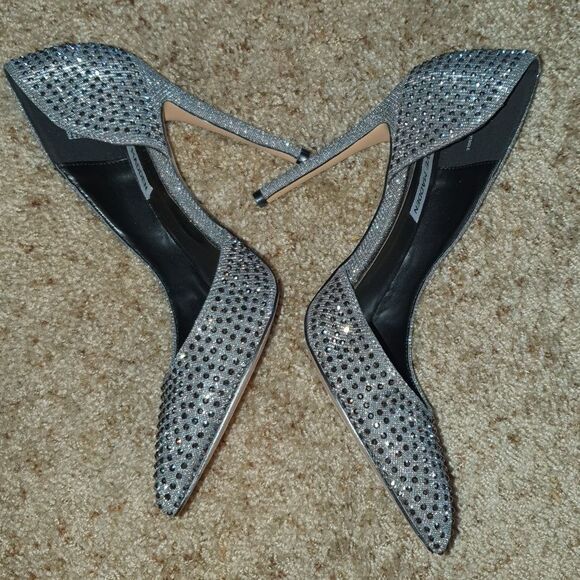 Steve Madden Proper Crystal D'Orsay Pumps sz 7 - Picture 5 of 8